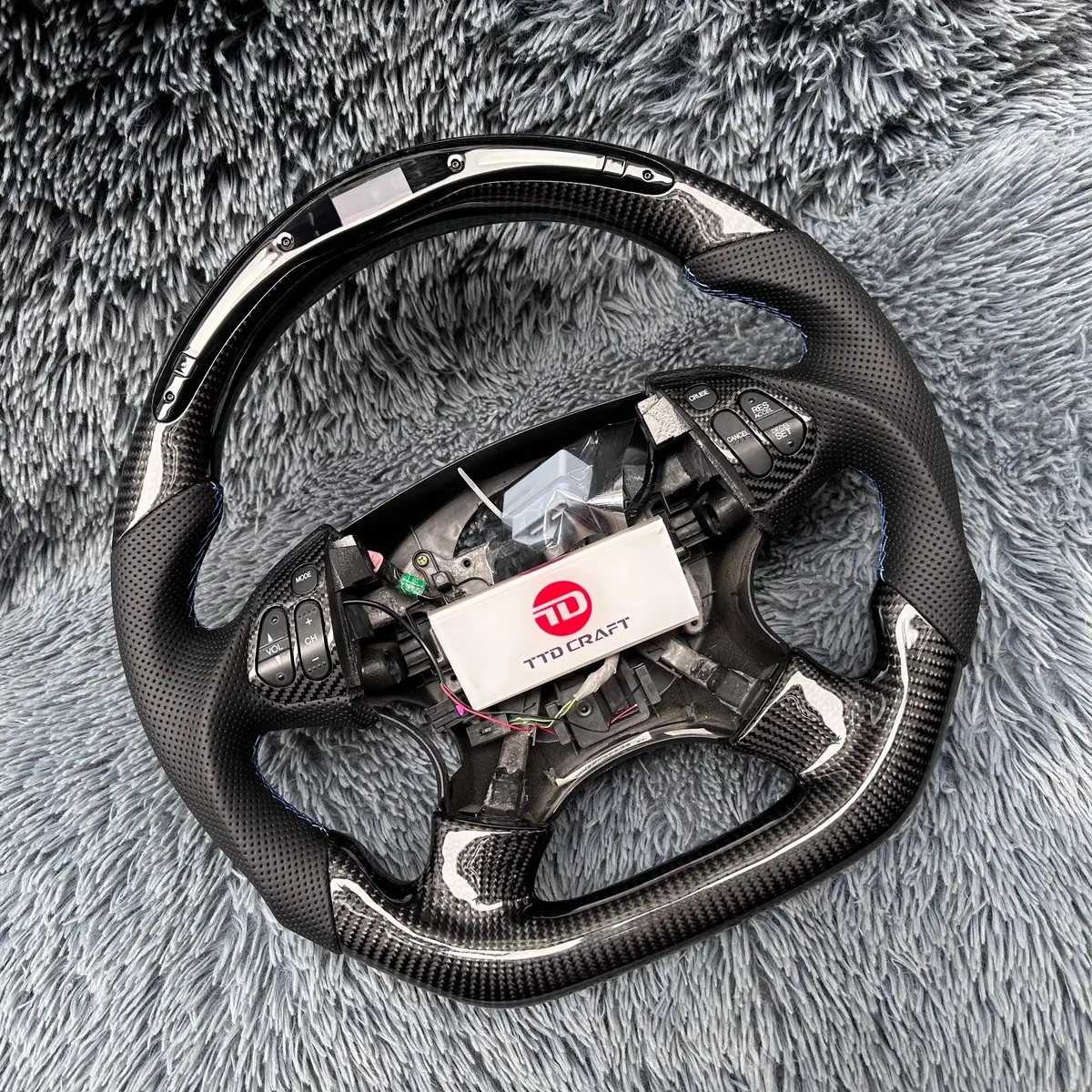 Acura 2004-2006 Tl Led Carbon Fiber Steering Wheel| Ttd Craft 2
