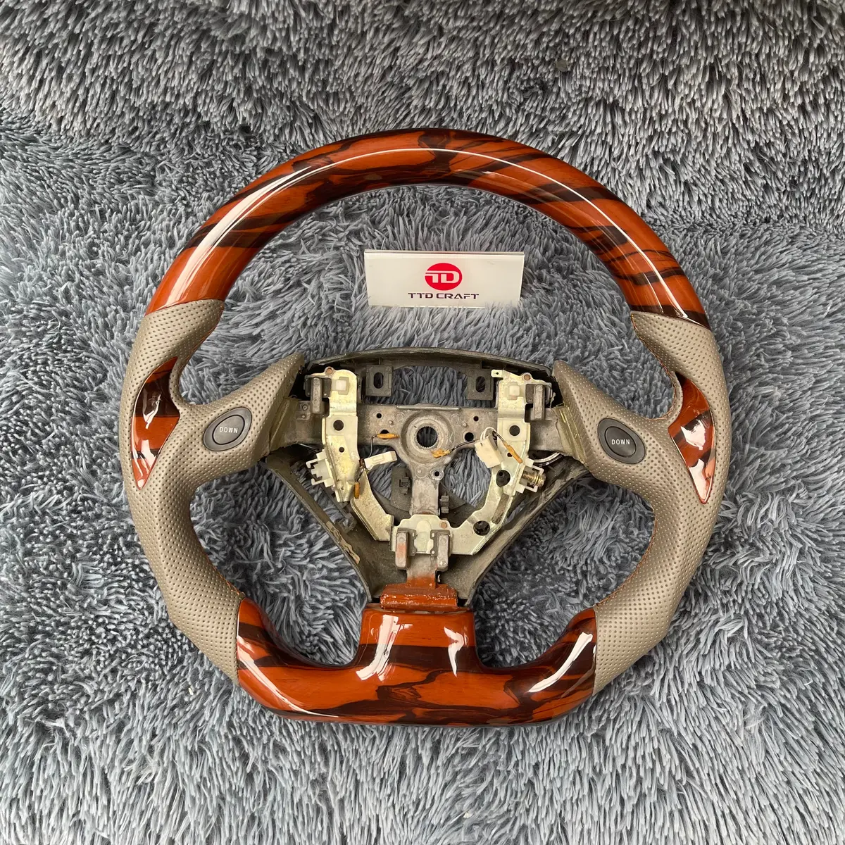 Ttd Craft Lexus 2001-2005 Is300 Wooden Steering Wheel 1
