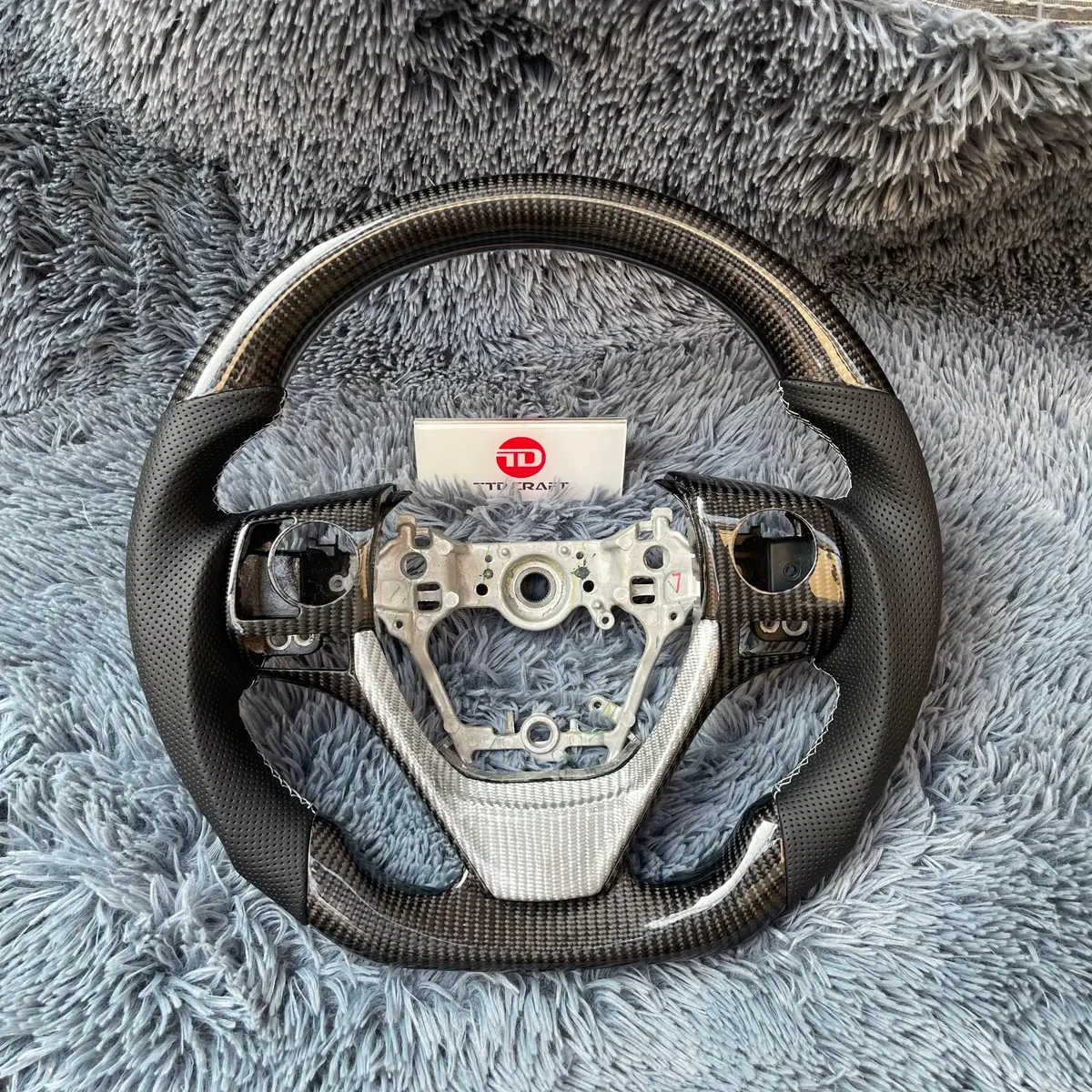 Ttd Craft Toyota 2014-2018 Corolla / 2013-2018 Rav4  Carbon Fiber Steering Wheel 1