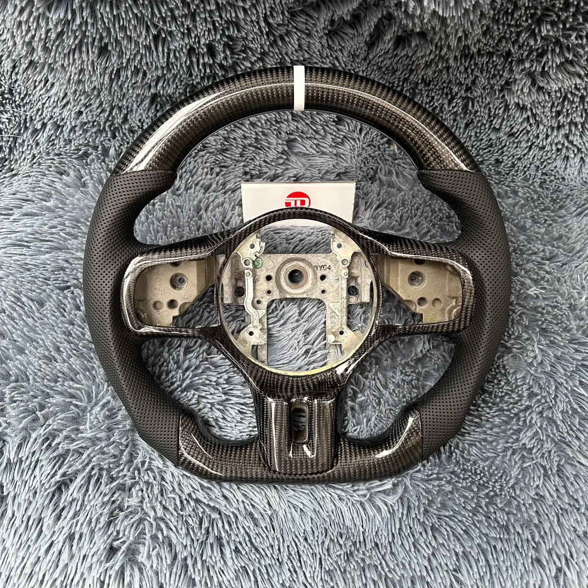 Ttd Craft Mitsubishi Evolution 2008-2015 Evo X/Lancer Carbon Fiber Steering Wheel 1