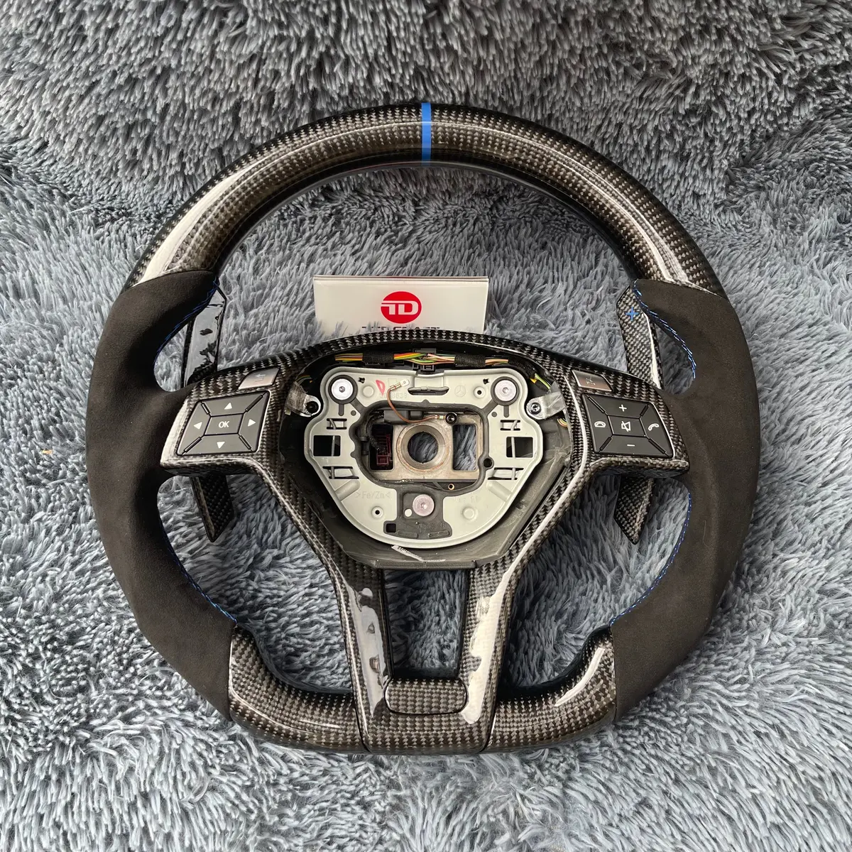 Carbon Fiber Steering Wheel For Mercedes E350 | Ttd Craft 1