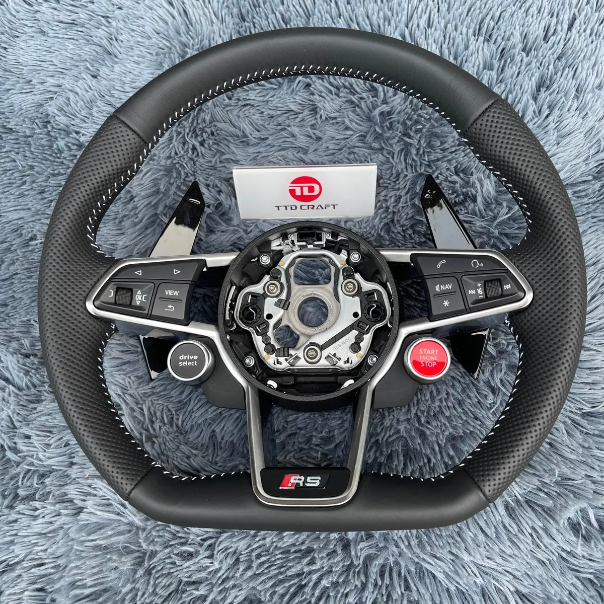Ttd Craft Audi 2016-2026 Mk3 Ttrs/Tts Mk2 R8 Leather Steering Wheel 1