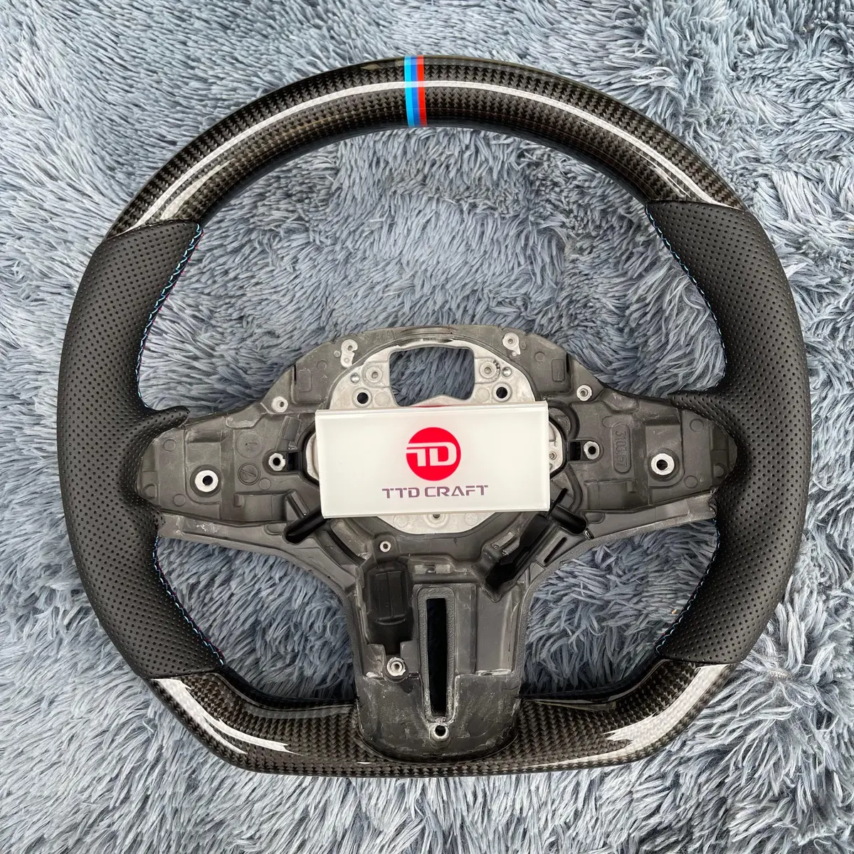 Ttd Craft  Bmw F90 G30 G38 G12 G01  Carbon  Fiber  Steering Wheel 1