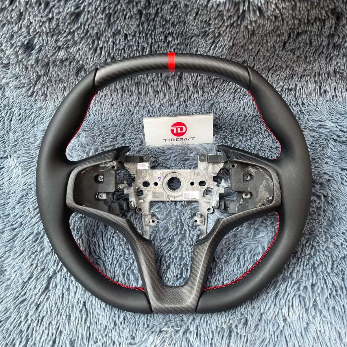 Ttd Craft 2017+ 2Nd Gen 17-22 Acura Nsx Carbon Fiber Steering Wheel 1