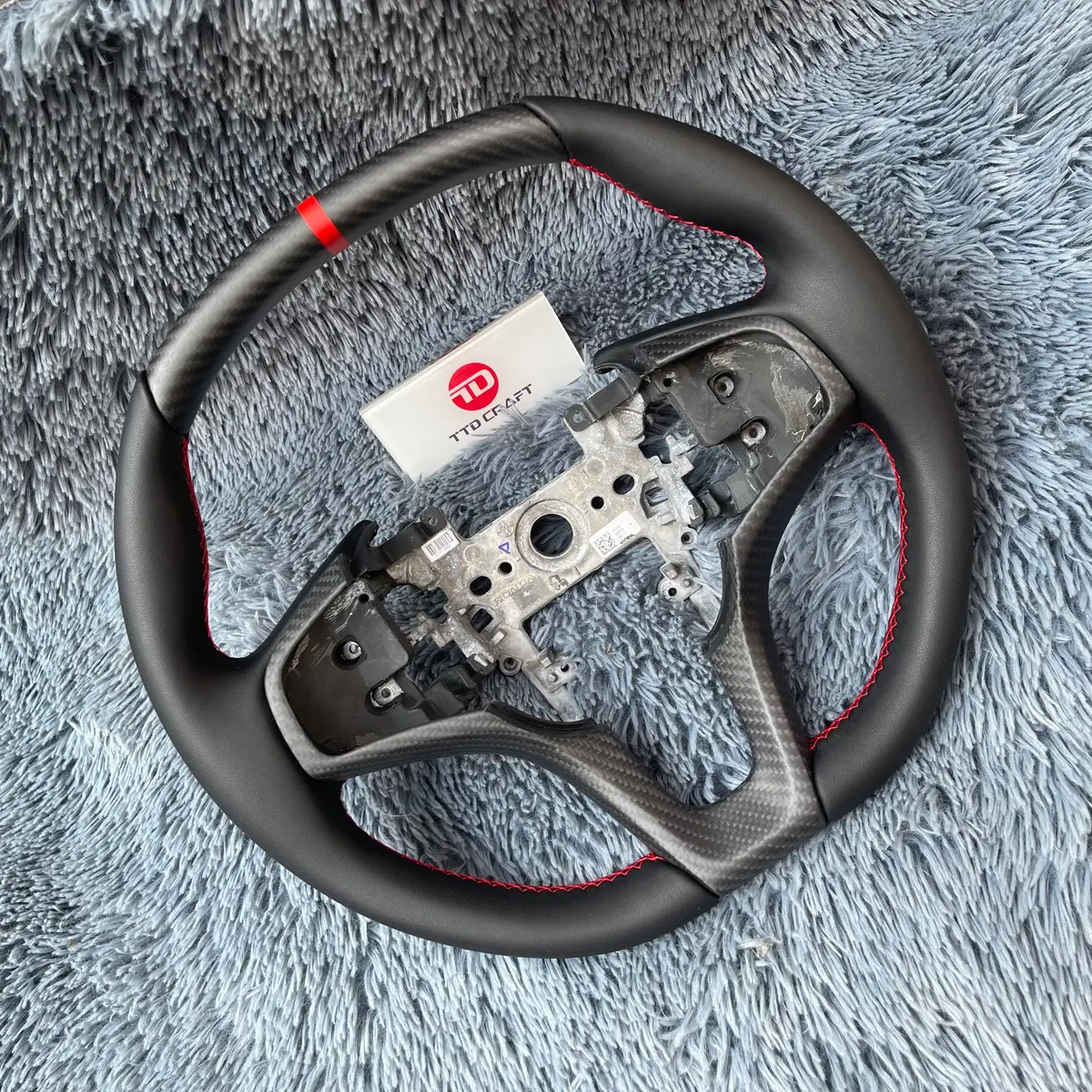 Ttd Craft 2017+ 2Nd Gen 17-22 Acura Nsx Carbon Fiber Steering Wheel 2