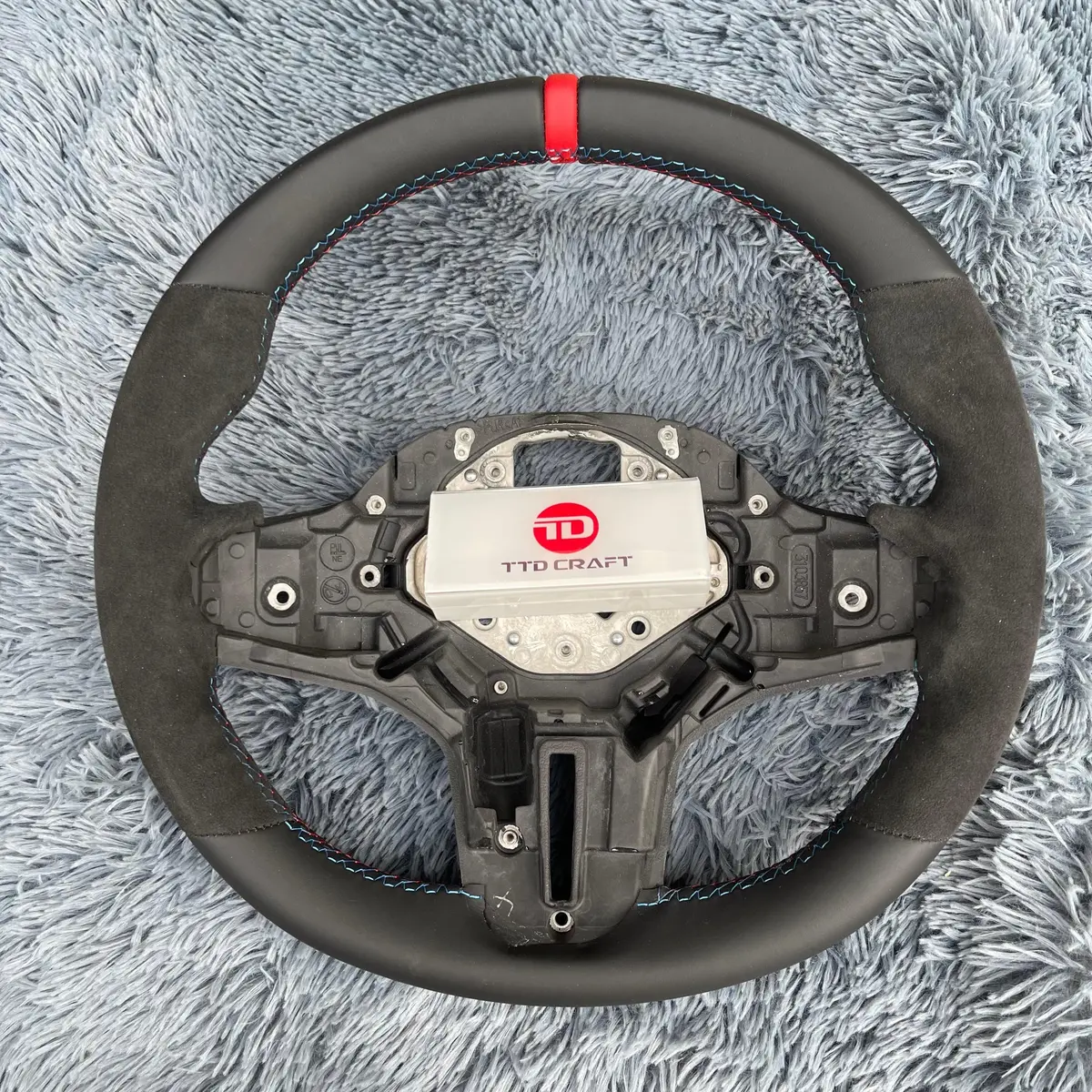 Ttd Craft Bmw G30 G31 G32 G38 G05 G07 X3m F90 M8 G29 Leather Steering Wheel 1