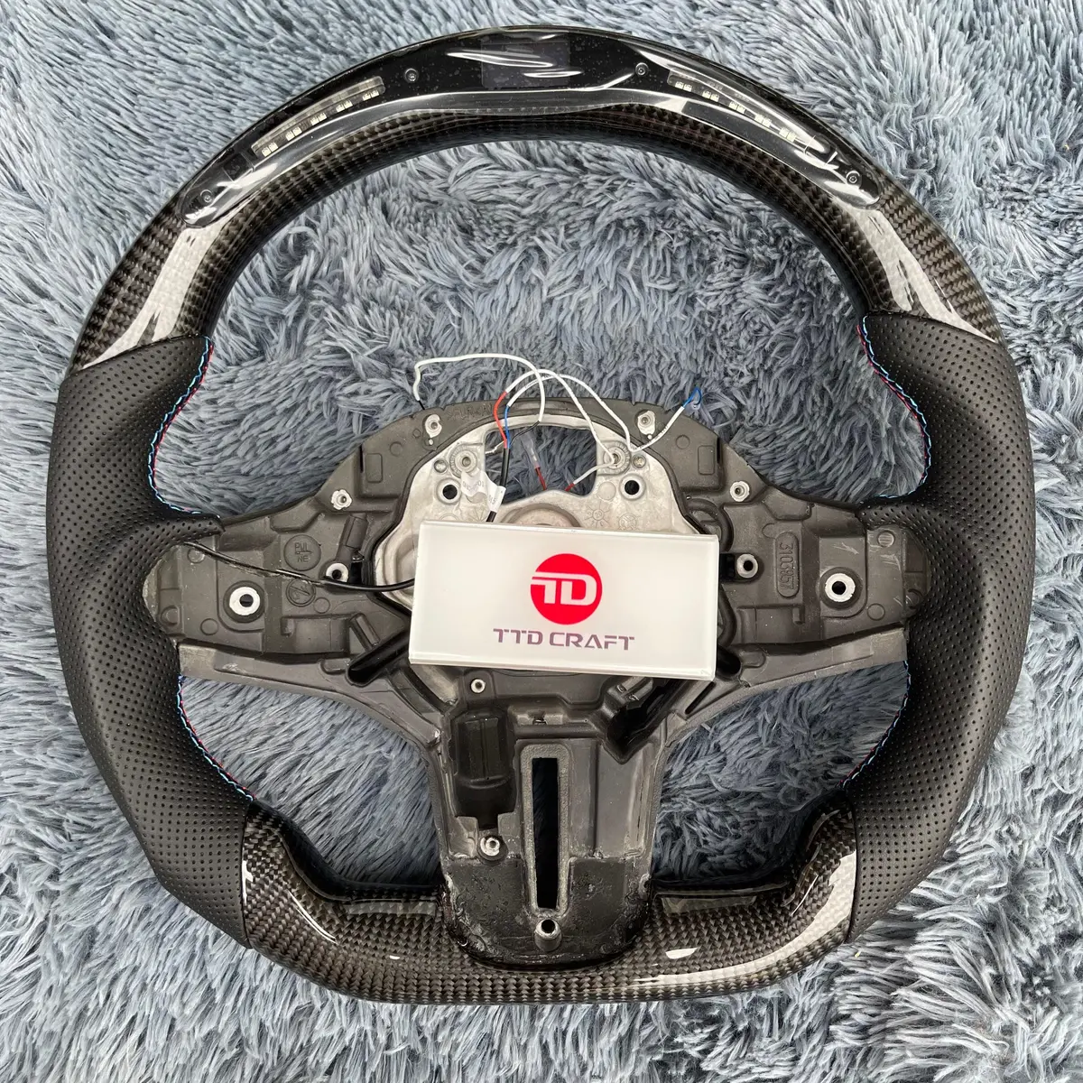 Ttd Craft Bmw G30 G31 G32 G38 G05 G07 X3m F90 M8 G29 Carbon Fiber Steering Wheel 1