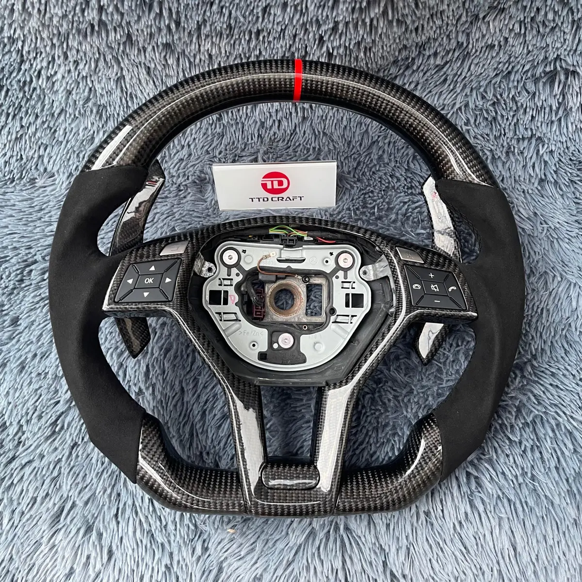 Carbon Fiber Steering Wheel For Mercedes X156 | Ttd Craft 1