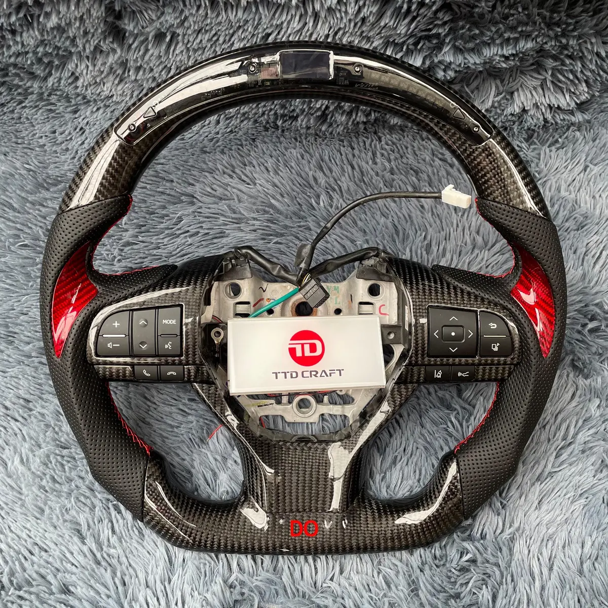 Ttd Craft Lexus 2016-2022 Rx350 450H / Es350 Es300/ Gs350 Gs450 / Lx570 / Gx460 / Gs300 Gs200t Carbon Fiber Steering Wheel 6