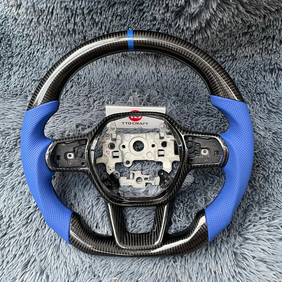 2023-2026 Acura Integra Carbon Fiber Steering Wheel Custom Flat Bottom |Ttd Craft 2