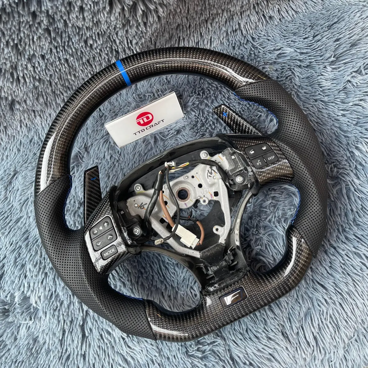 Ttd Craft Lexus 2006-2013 Is250 Is350 Isf Carbon Fiber Steering Wheel 2