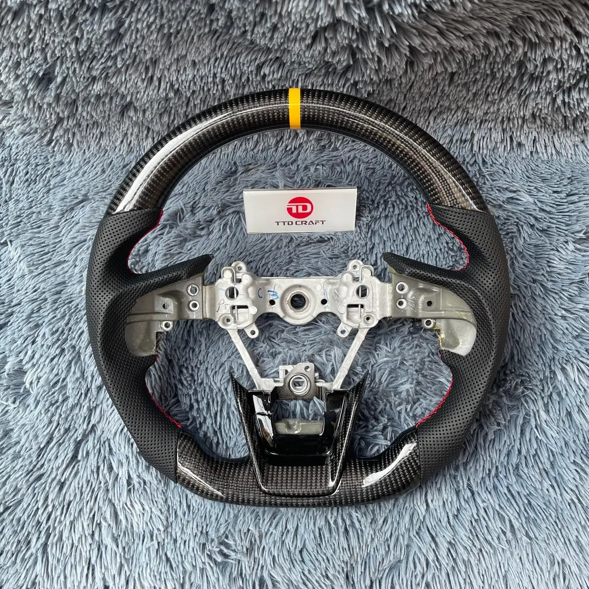 Ttd Craft Subaru 2017-2023 Impreza Carbon Fiber Steering Wheel 1