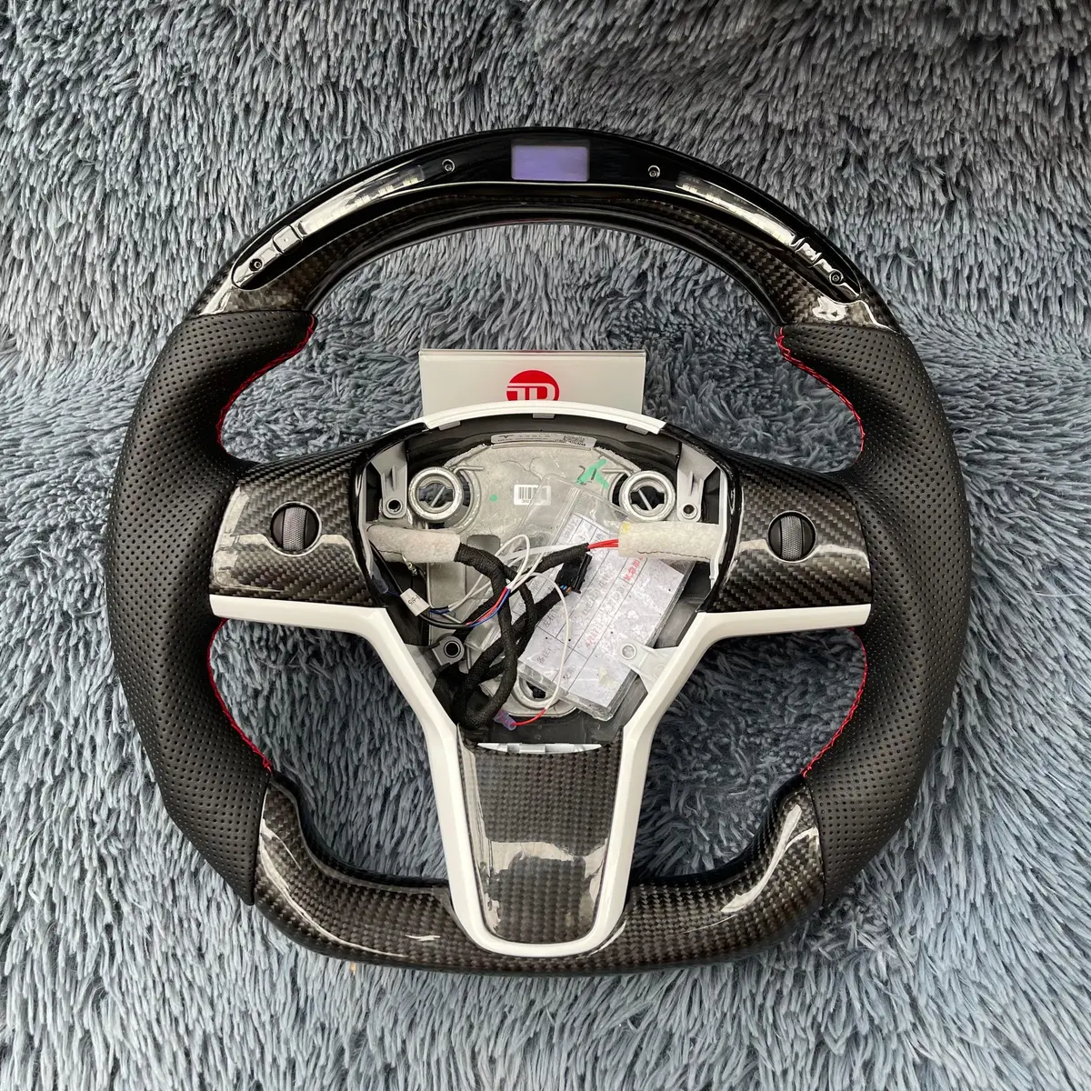Ttd Craft Tesla Model 3 Y Carbon Fiber Steering Wheel 1
