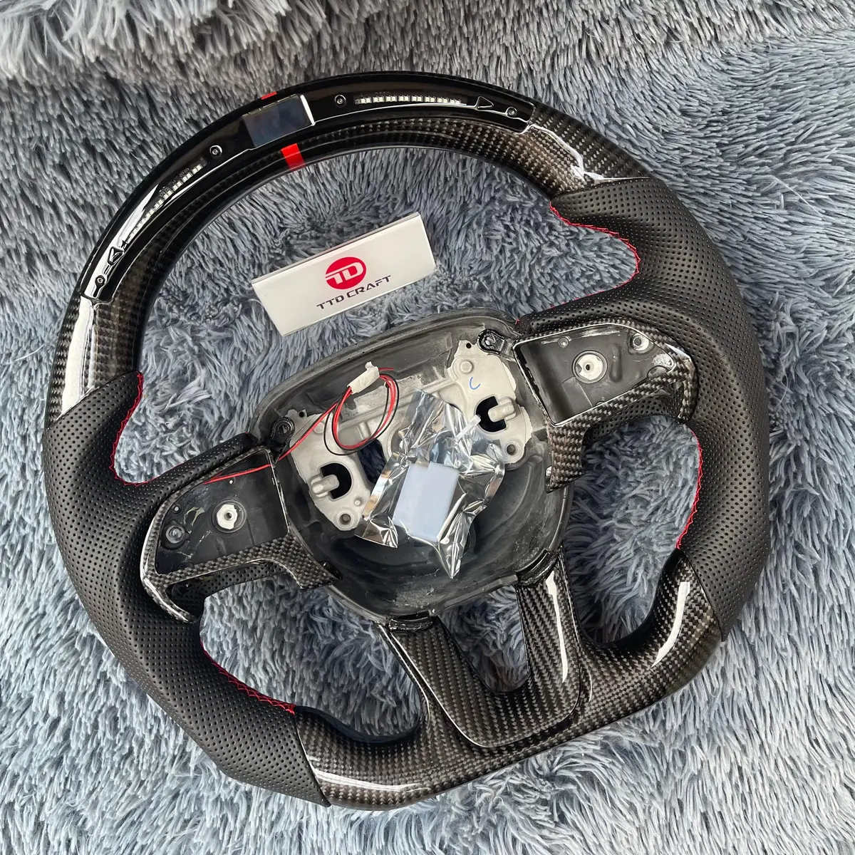 Ttd Craft Dodge 2016-2023 Charger Challenger / 2014-2023 Durango Carbon Fiber Steering Wheel 2