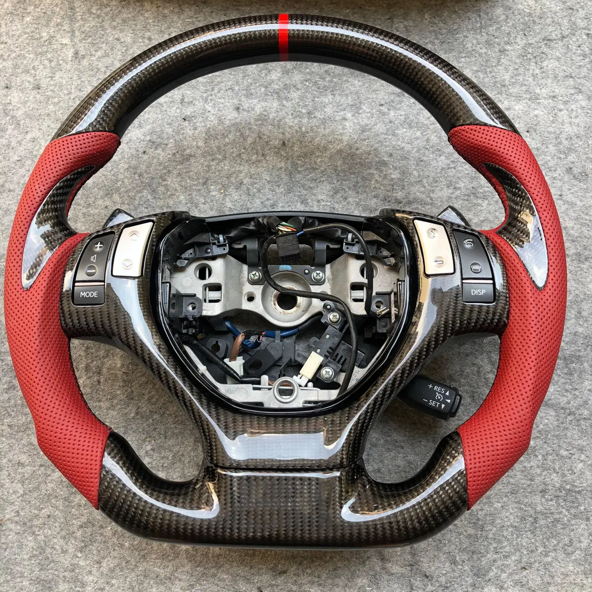 Ttd Craft Lexus 2013-2015 Gs350 Gs450 / Es300 Es350 / Rx350 Rx450 Carbon Fiber Steering Wheel 3