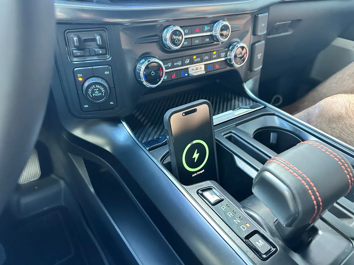 2021+ F150 Mag Safe Wireless "Low Pro" Removable Charging Mount (Charger Included) 1