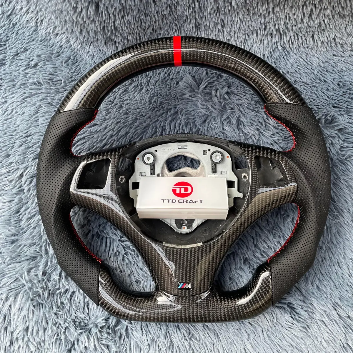 Ttd Craft 1 Series E82 E88 / 3 Series E90 E91 E92 E93 / X1 E84 Carbon Fiber Steering Wheel 1