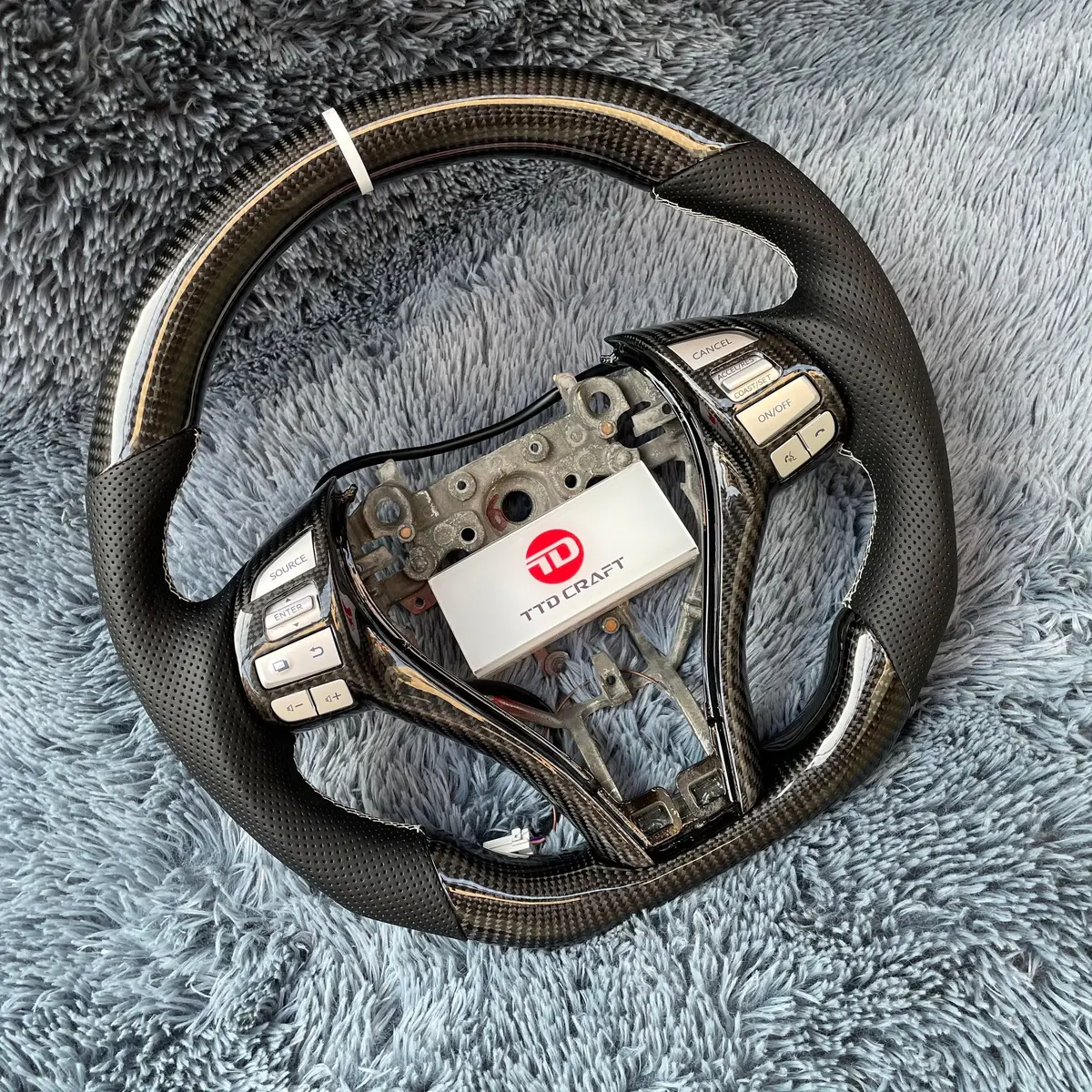 Ttd Craft Nissan 2014-2018 Rogue Carbon Fiber Steering Wheel 2