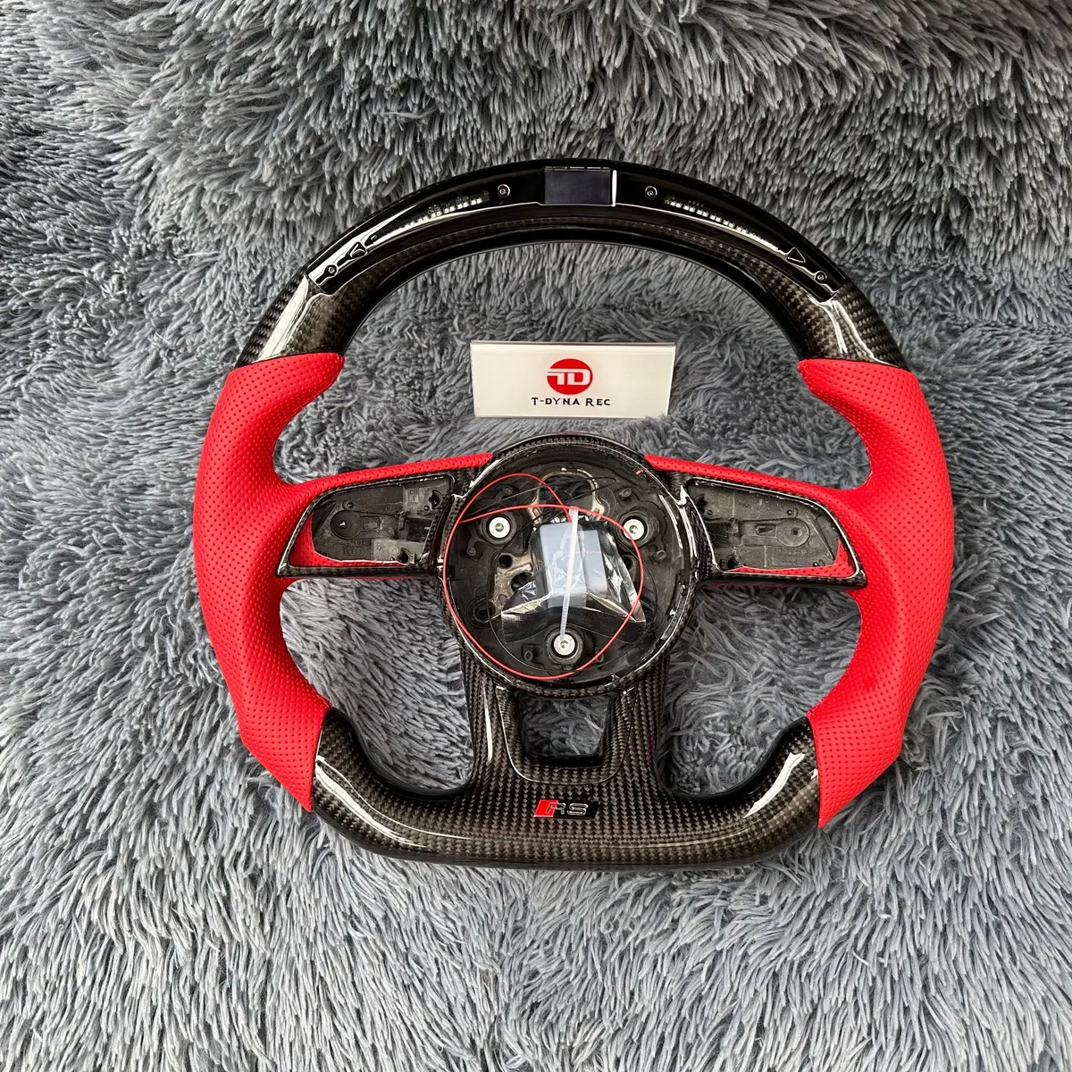 Ttd Craft Audi 2017-2020 8V B9 A3 S3 Rs3 A4 S4 A5 S5 Rs5 Carbon Fiber Steering Wheel With Led 1