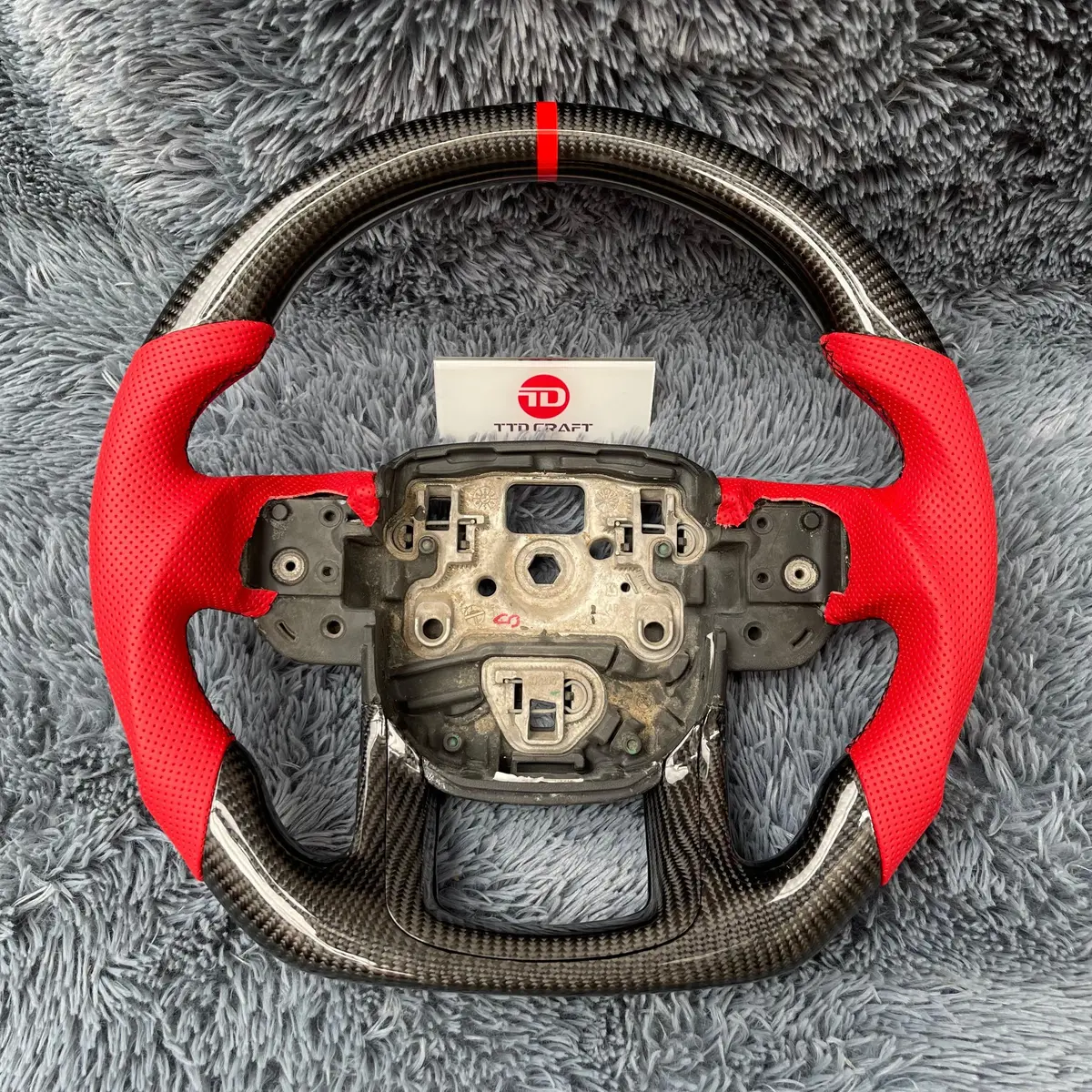 Ttd Craft Land Rover 2020-2023 Discovery Sport / Range Rover / Range Rover Evoque / Range Rover Velar Carbon Fiber Steering Wheel 1