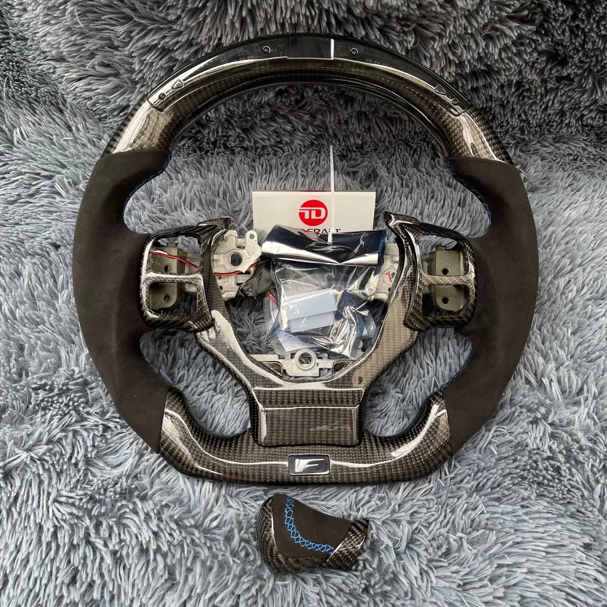 Ttd Craft Lexus 2014-2025 Is 250 350 300 Ct200h Nx 200T Rc Rcf Sport Carbon Fiber Steering Wheel 1