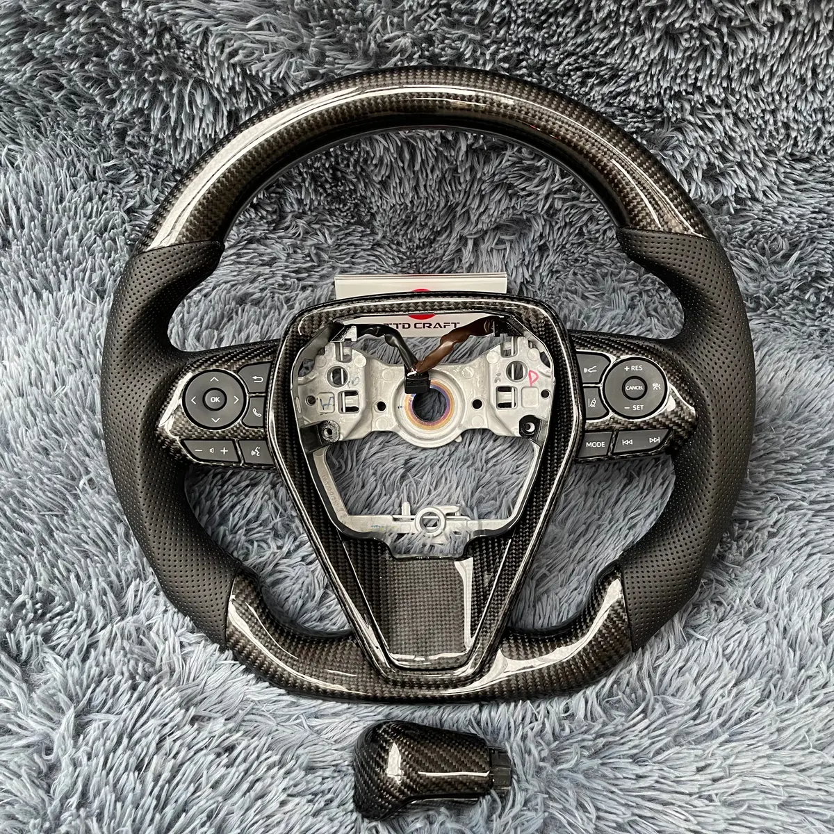 Ttd Craft Toyota 2018-2024 Camry Se Xse Trd V6 Venza Carbon Fiber Steering Wheel 1