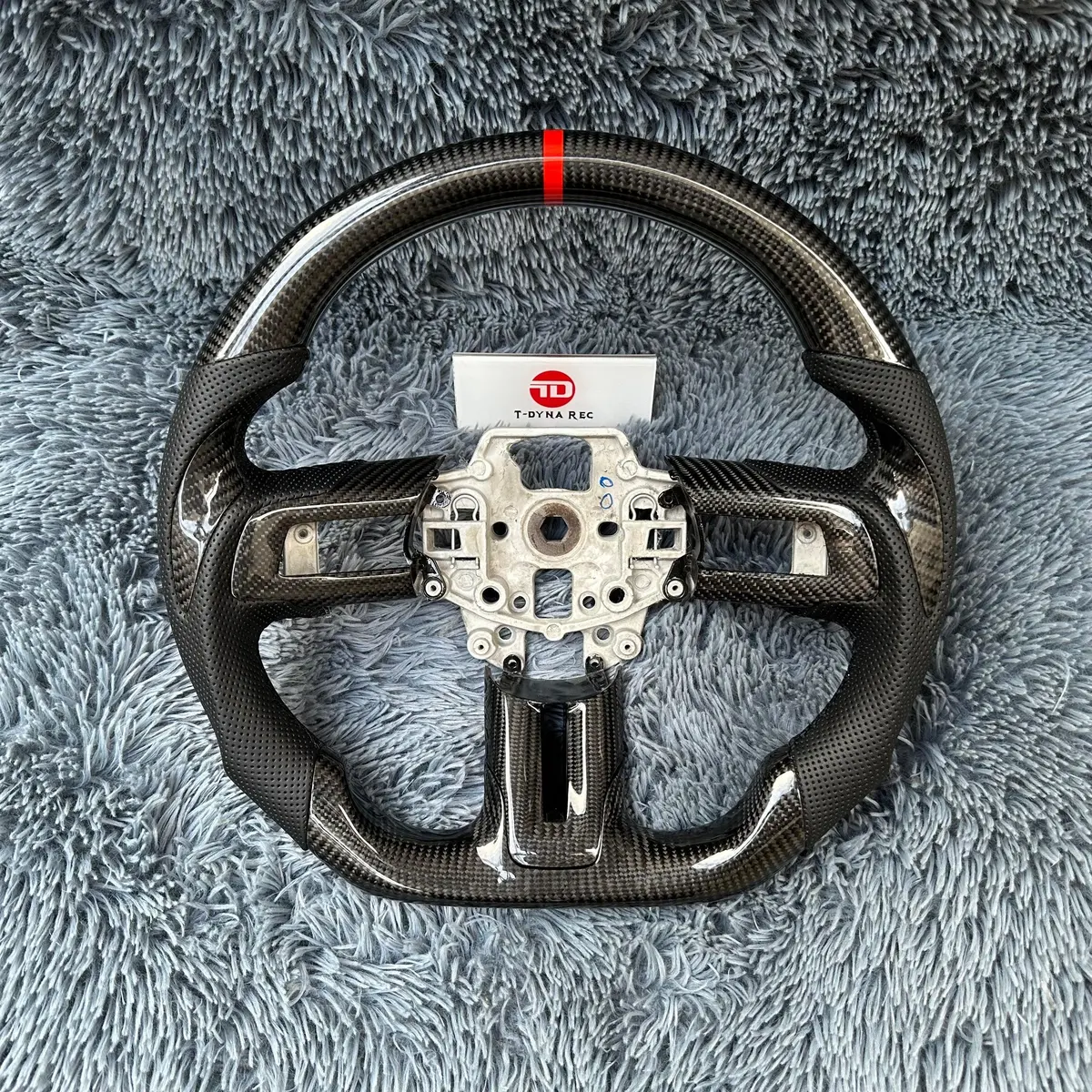 Ttd Craft Ford 2018-2023 Mustang Carbon Fiber Steering Wheel 1