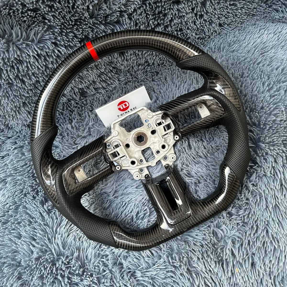 Ttd Craft Ford 2018-2023 Mustang Carbon Fiber Steering Wheel 2
