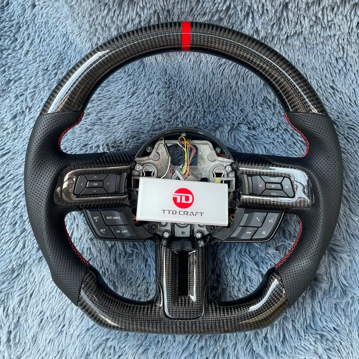 Ttd Craft 2018-2021 Mustang  Carbon Fiber Steering Wheel 1