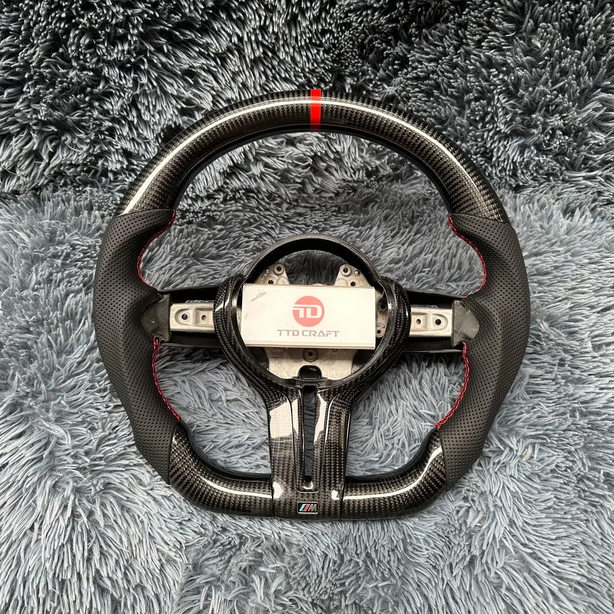 Ttd Craft Bmw M5 M6 F10 F06 F12 F01 F02 F03 F04 Carbon Fiber Steering Wheel 1