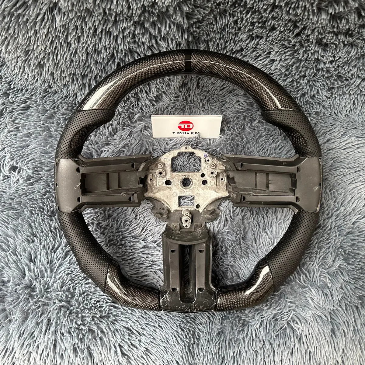 Ttd Craft Ford 2010-2014 Mustang Gt Shelby Gt500 Carbon Fiber Steering Wheel 1