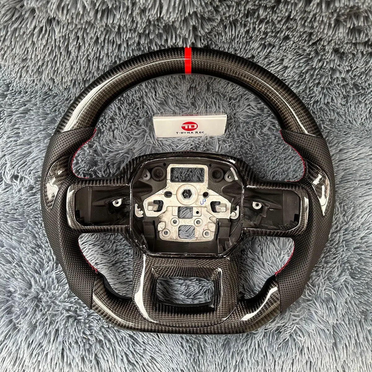 Ttd Craft Ford 2021-2026 F150 / Raptor Carbon Fiber Steering Wheel 1