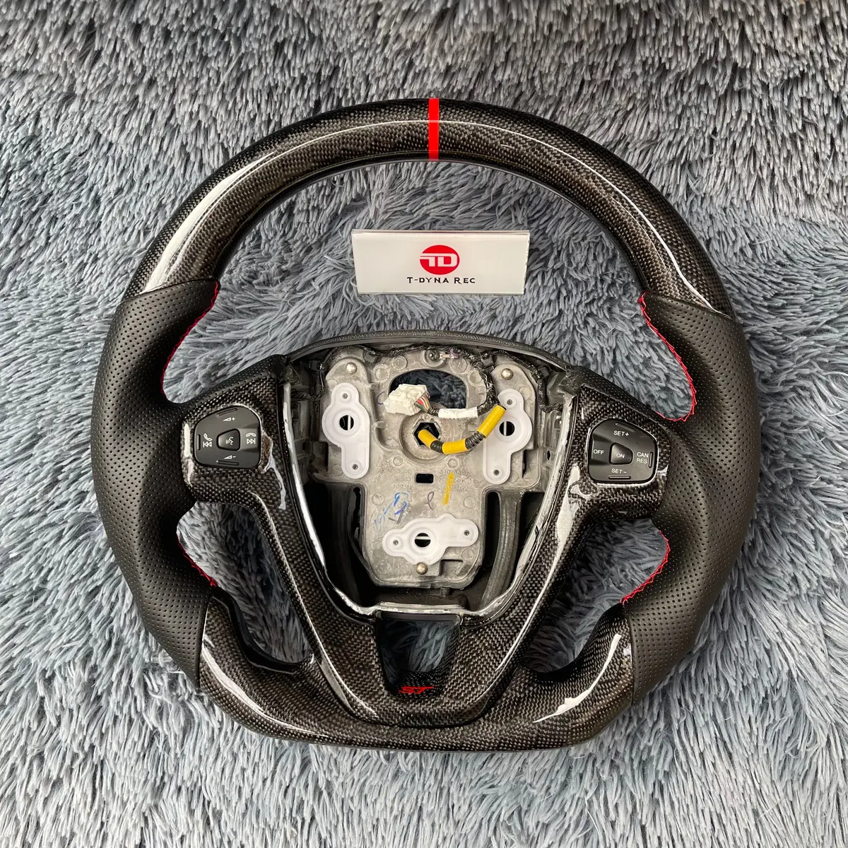 Ttd Craft Ford Usa Version 2014-2019 Fiesta Carbon Fiber Steering Wheel 1