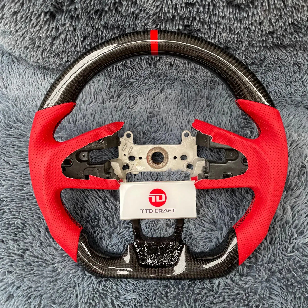 Ttd Craft 10Th Gen Civic 2016-2021 Fk8 Fk7 Type R Si Carbon Fiber Steering Wheel 1