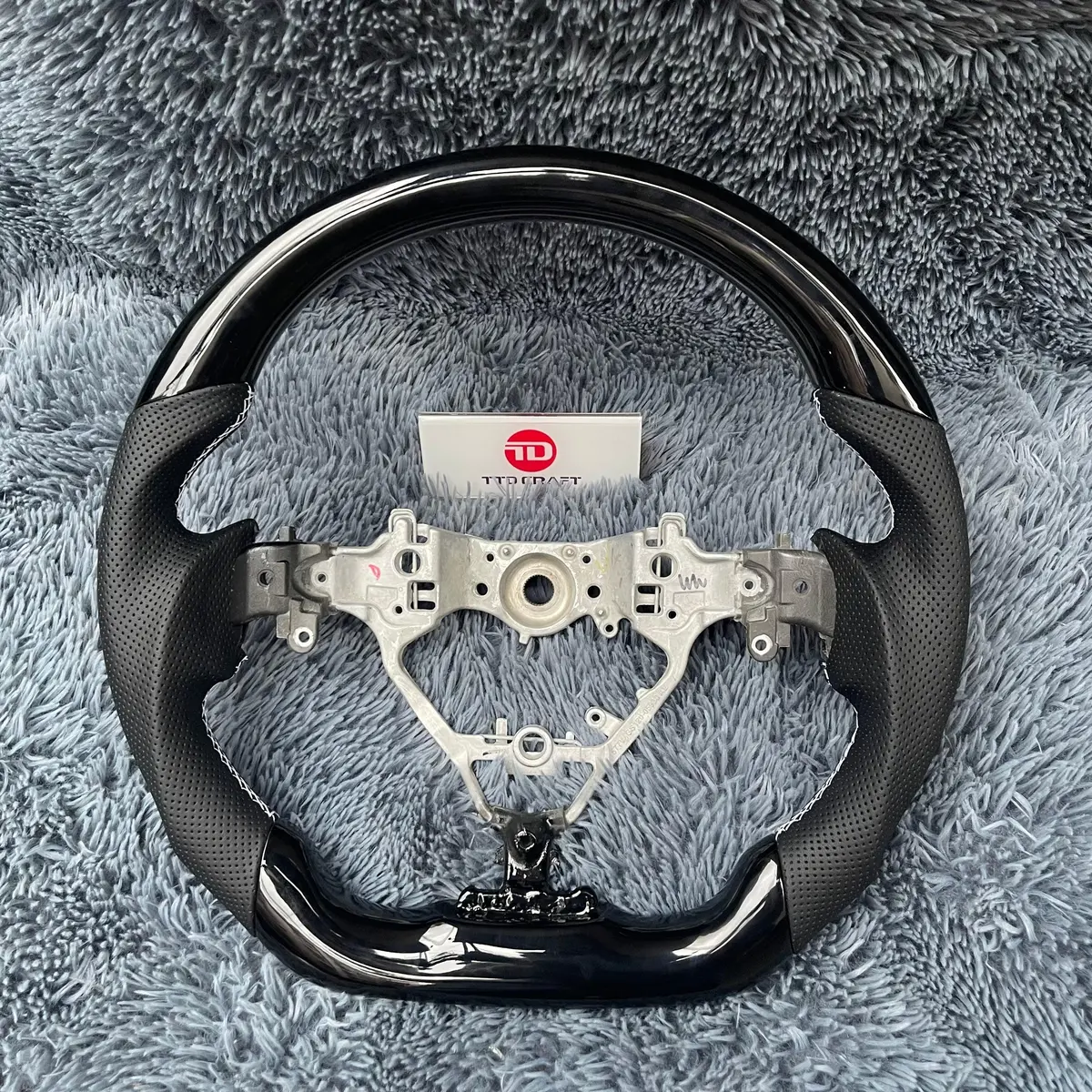 Ttd Craft Toyota 2012-2014 Camry 2013-2019 Venza Piano Black Steering Wheel 1