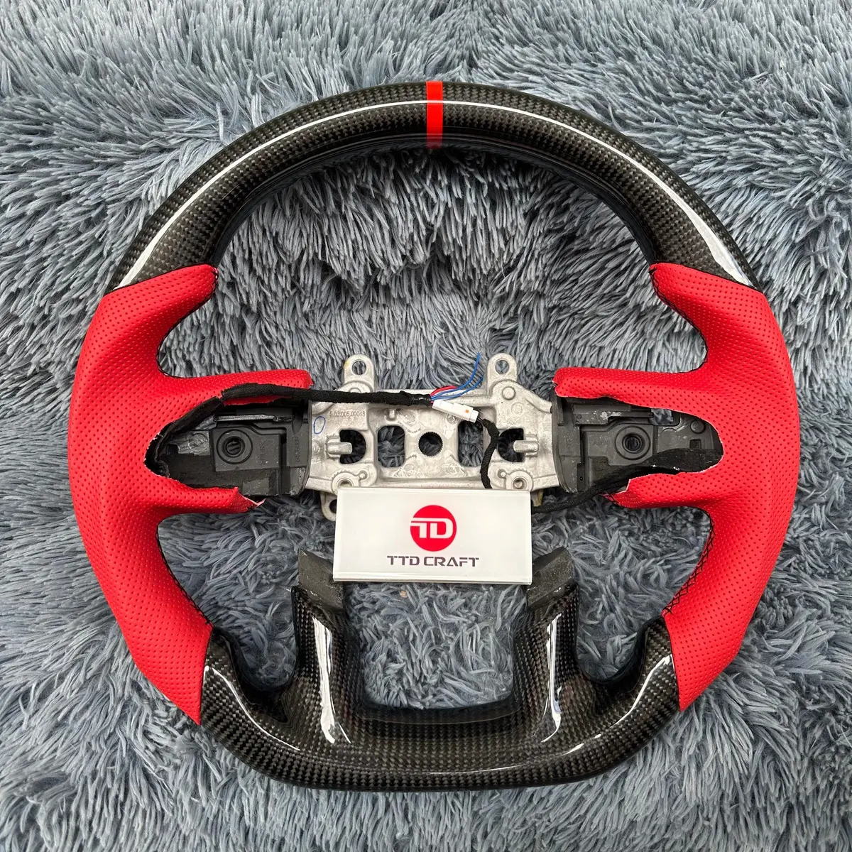 Ttd Craft Dodge 2019-2023 Ram 1500 2500 3500 Carbon Fiber Steering Wheel 1