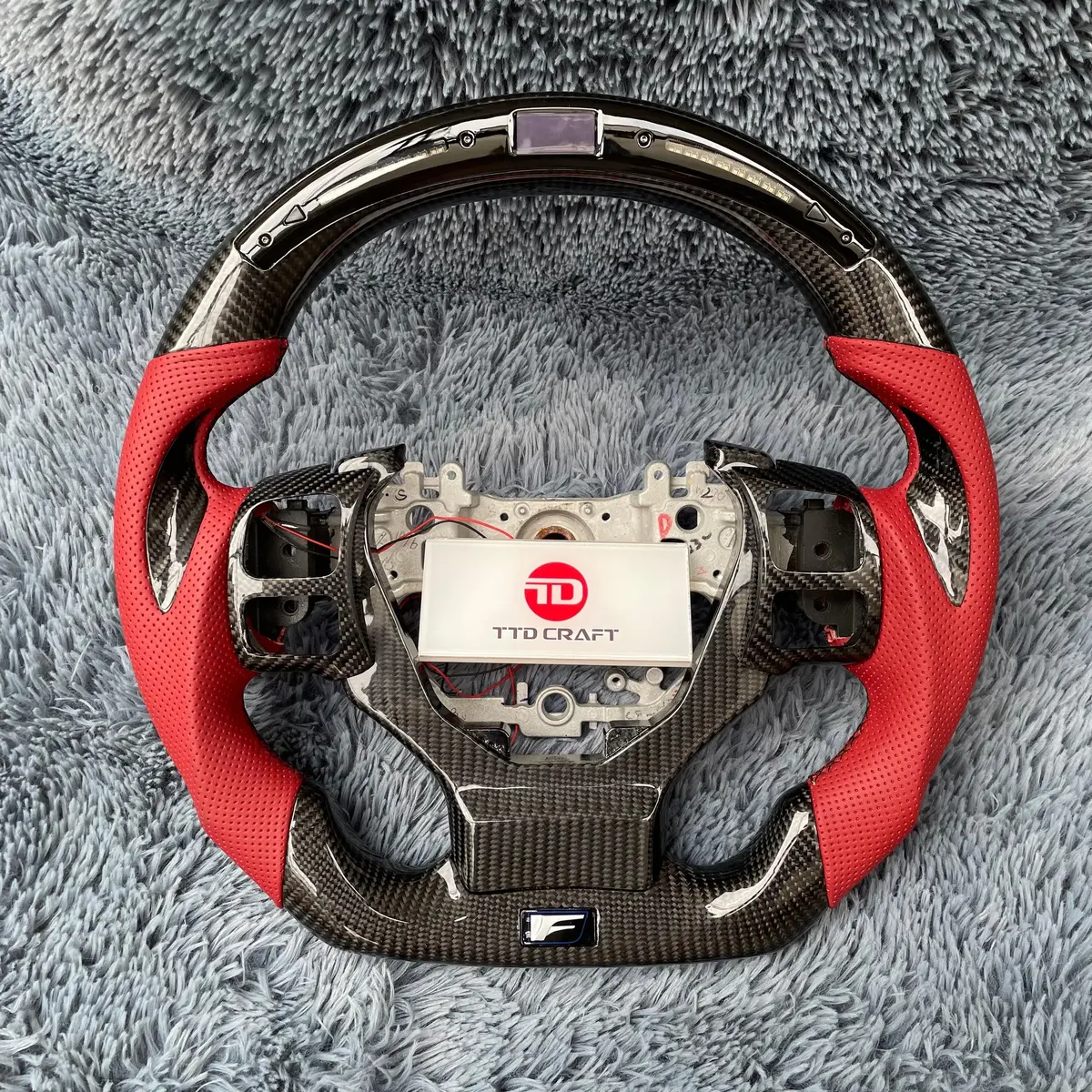 Ttd Craft Lexus 2014-2025 Is 250 350 300 Ct200h Nx 200T Rc Rcf Sport Carbon Fiber Steering Wheel 1
