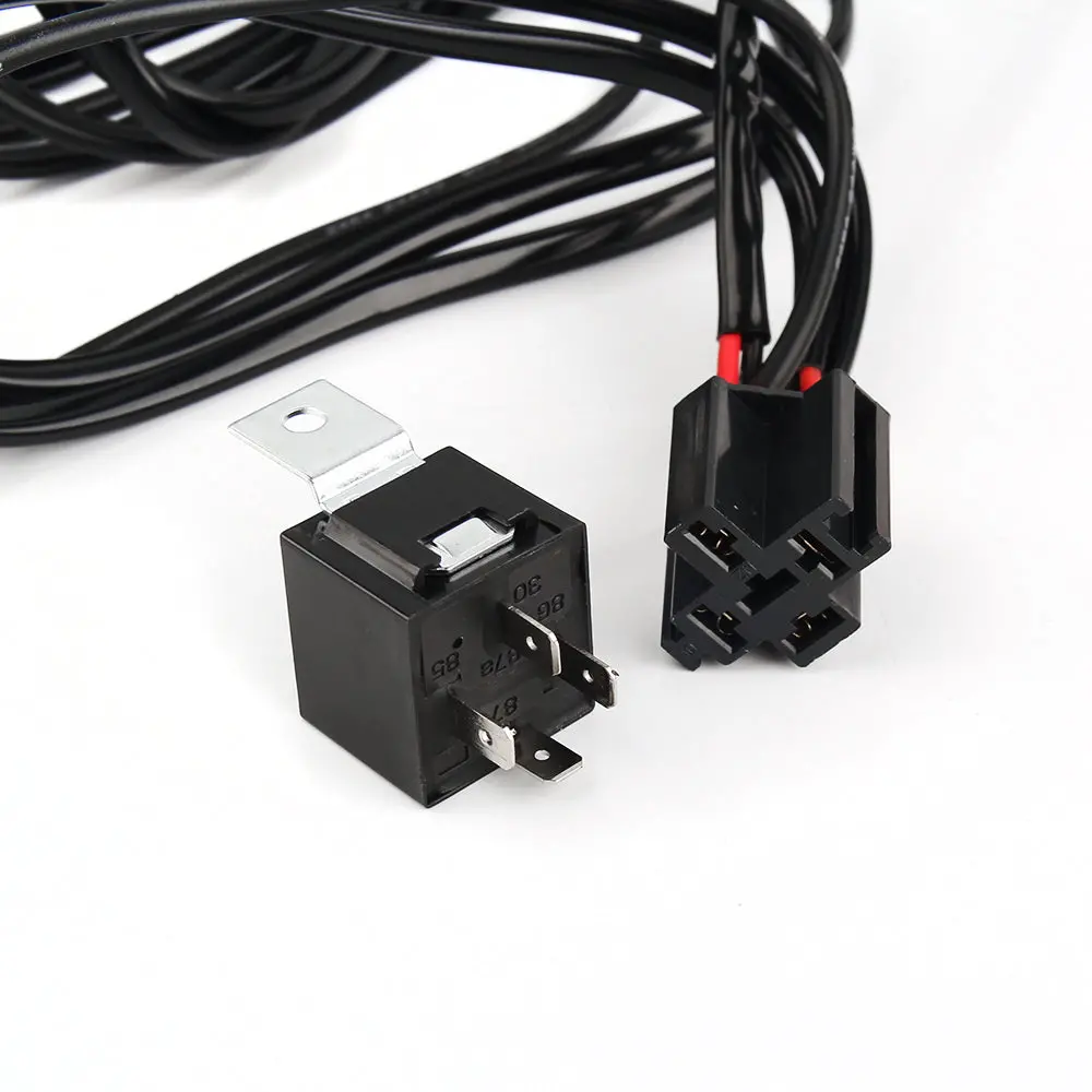 18Awg 2-Pin Dt Connector Truck Jeep Atv Utv Wire Harness For Driving Lights -2 Leads 2