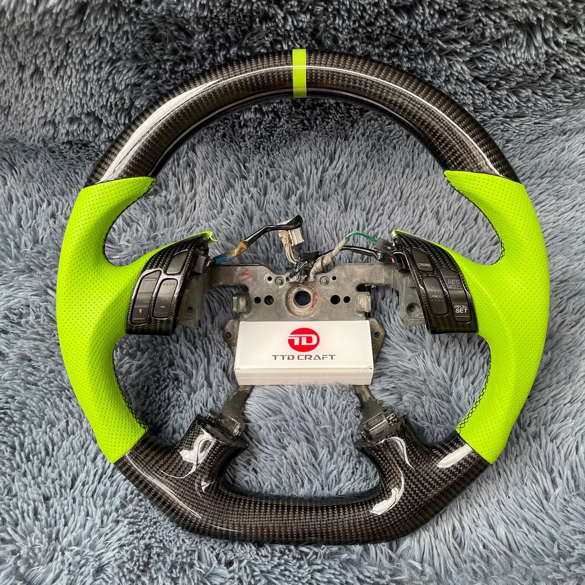 Custom Carbon Fiber Steering Wheel For 7Th Gen Accord 2003-2007 Lx Ex Dx V6 | Ttd Craft 8