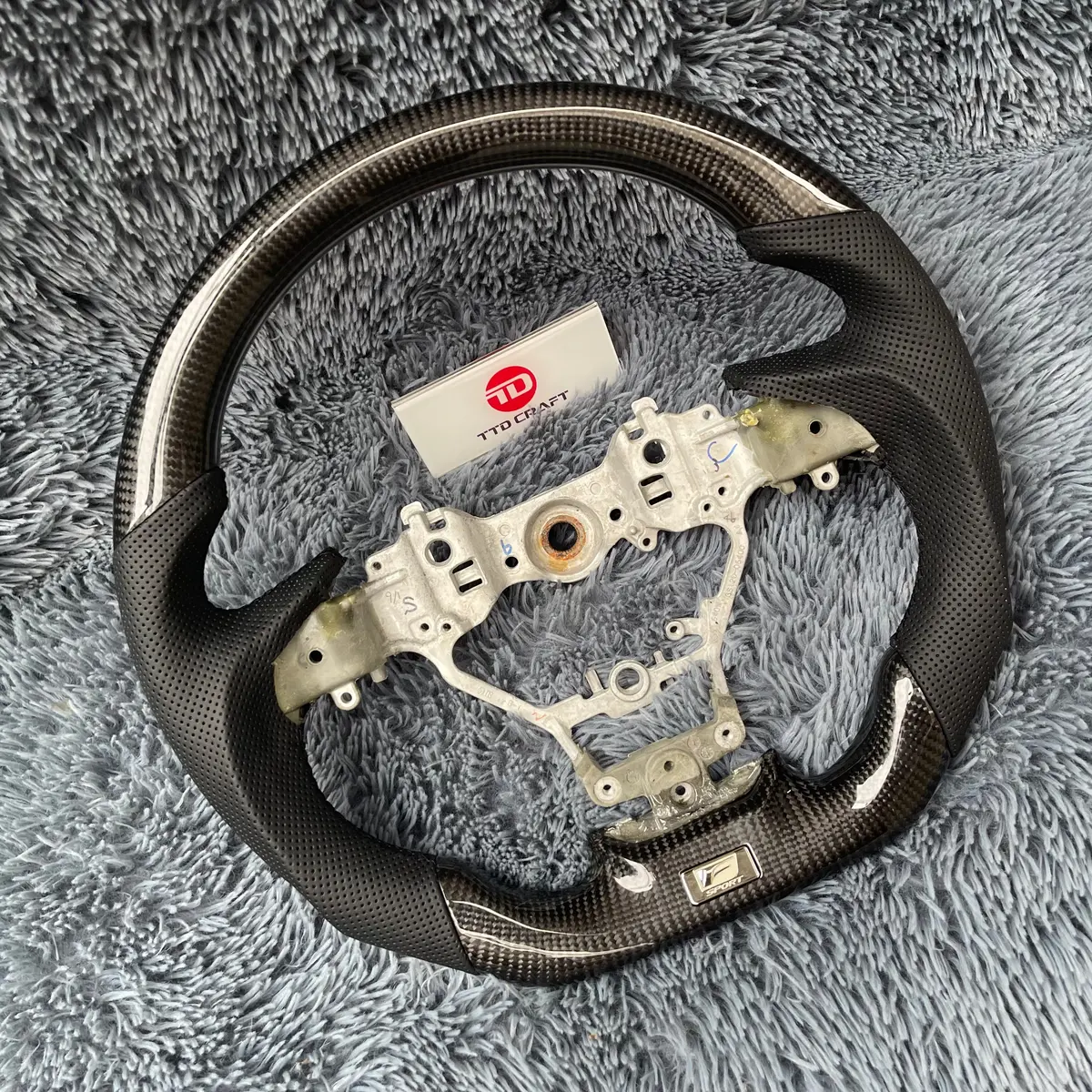 Ttd Craft Lexus 2016-2022 Rx350 450H / Es350 Es300/ Gs350 Gs450 / Lx570 / Gx460 / Gs300 Gs200t Carbon Fiber Steering Wheel 2