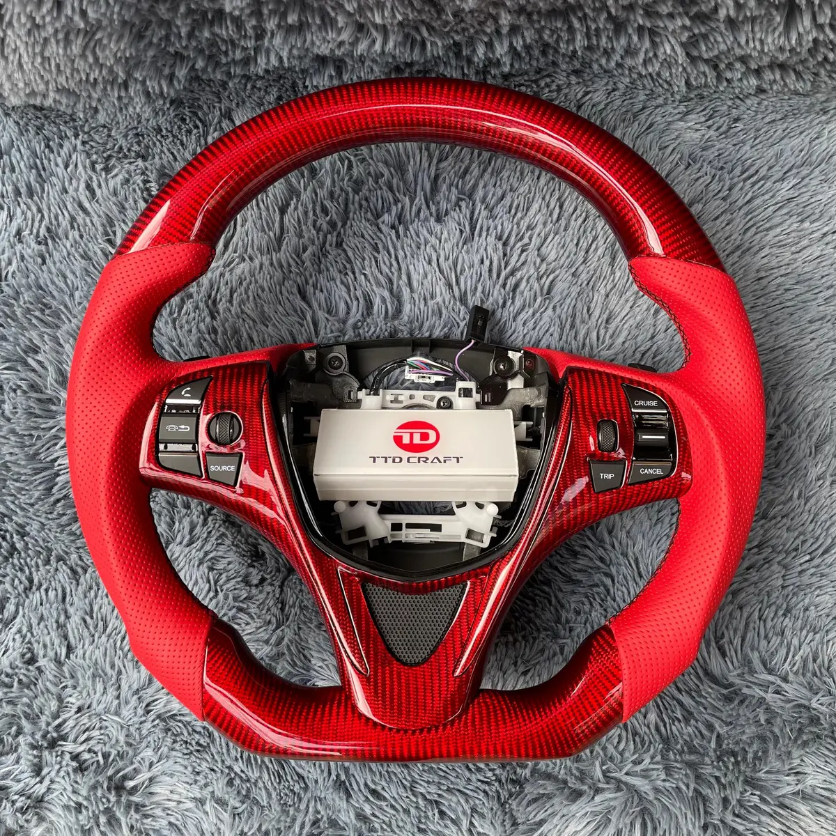 Acura Tlx/Mdx 2015-2020 Carbon Fiber Steering Wheel |Ttd Craft 11