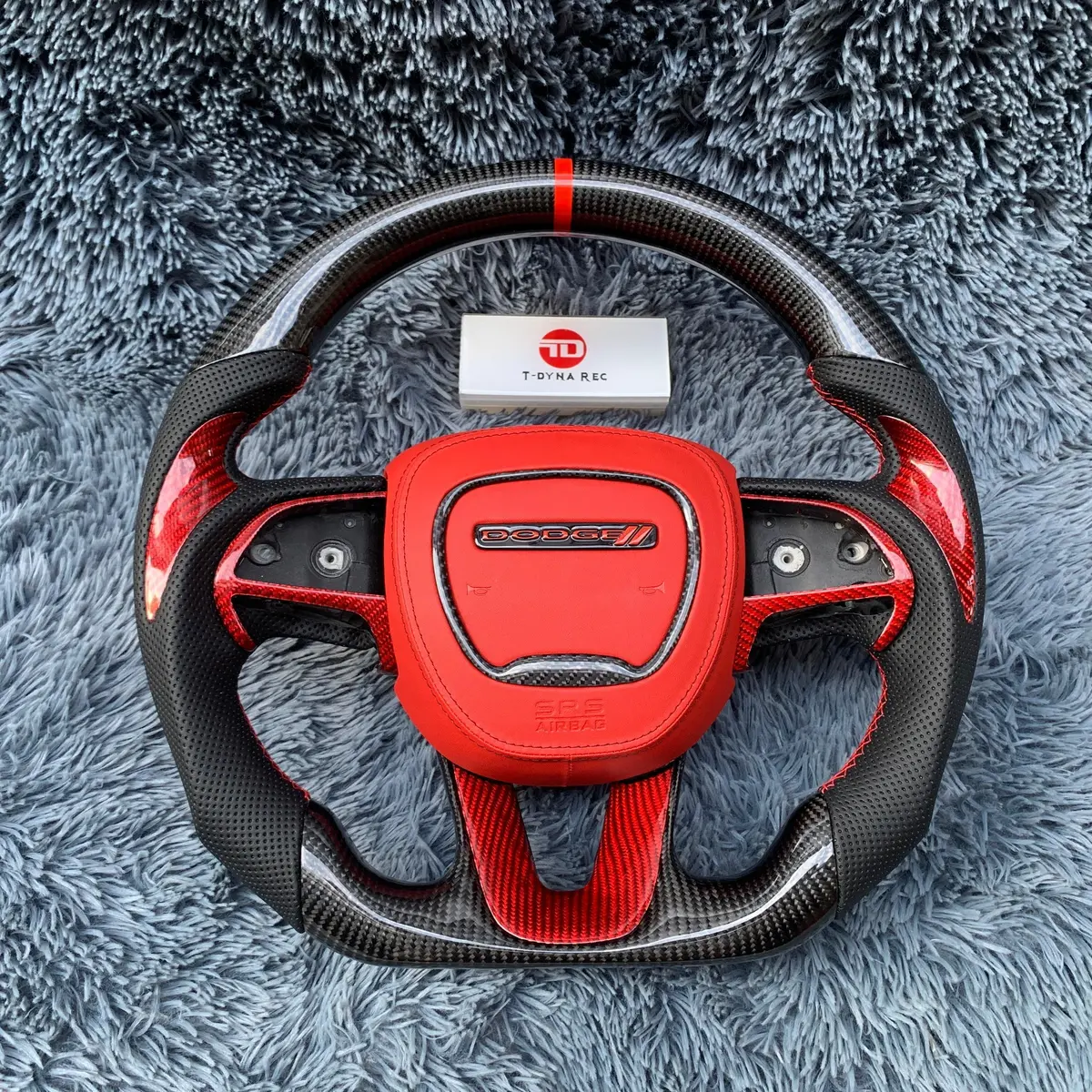 Ttd Craft Dodge 2016-2023 Charger Challenger / 2014-2023 Durango Carbon Fiber Steering Wheel 1