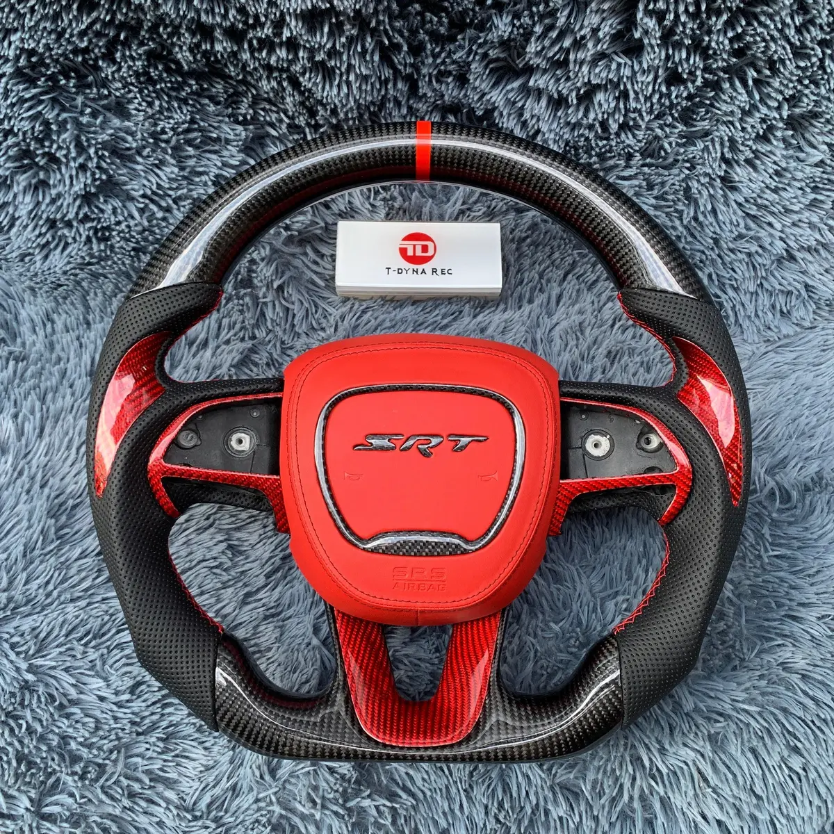 Ttd Craft Dodge 2016-2023 Charger Challenger / 2014-2023 Durango Carbon Fiber Steering Wheel 1