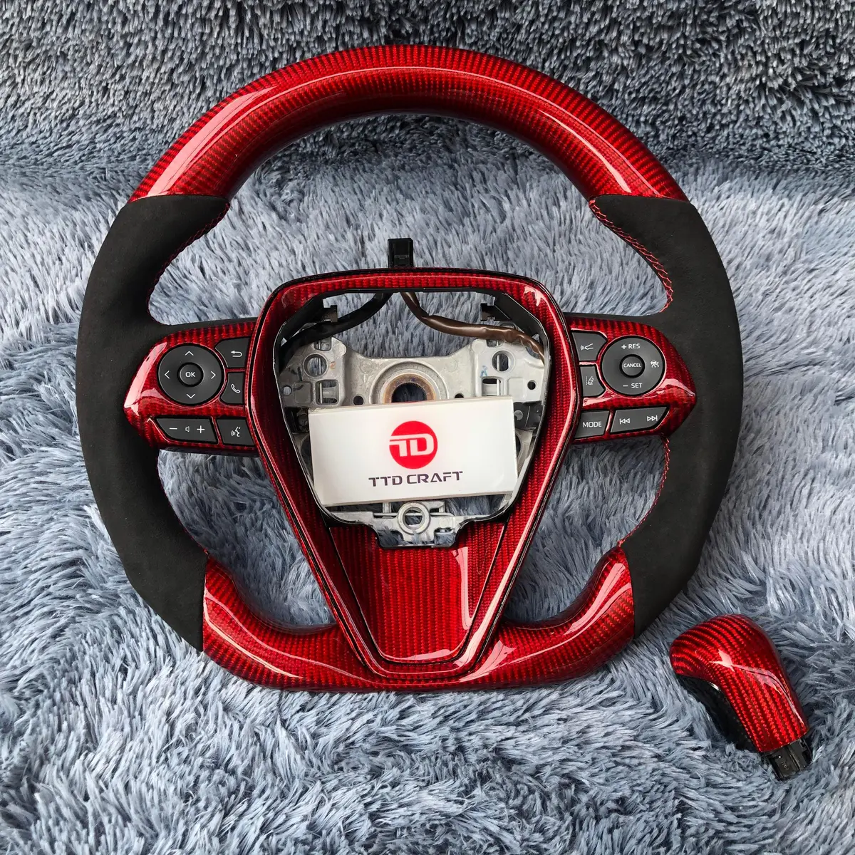 Ttd Craft Toyota 2018-2024 Camry Se Xse Trd V6  Venza  Carbon Fiber Steering Wheel 1