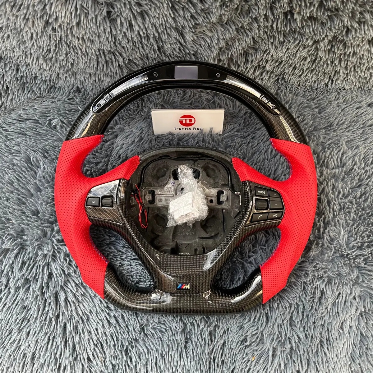 Ttd Craft Bmw F20 F21 / F22 F23 / F30 F31 F35 / F32 F33 F36 Carbon Fiber Steering Wheel With Led 1