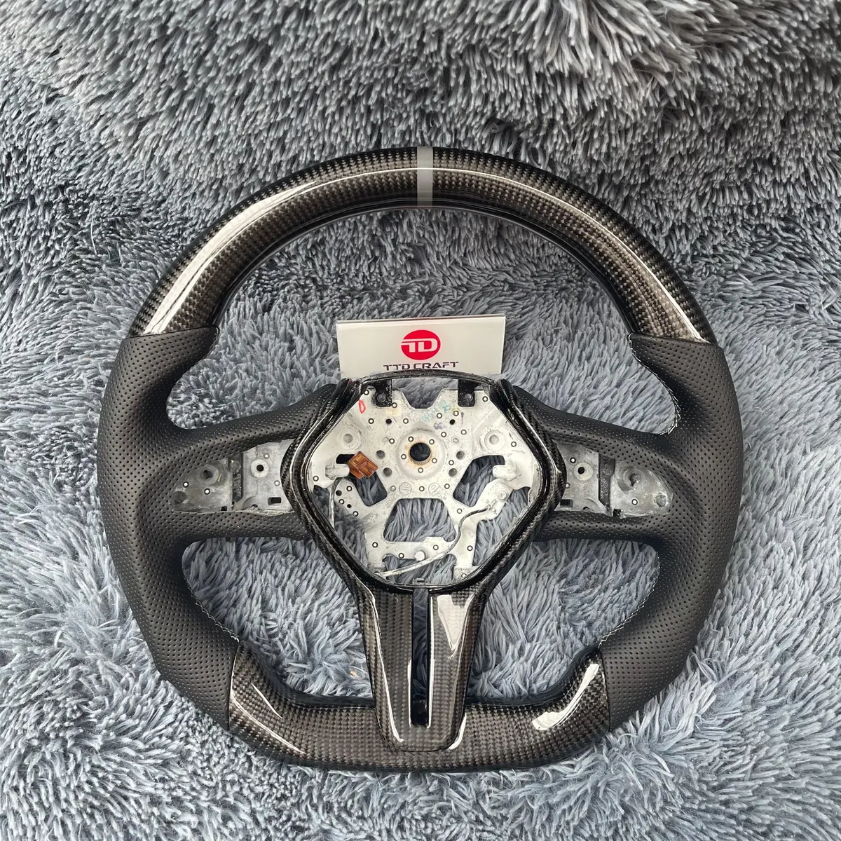 Ttd Craft For Infiniti 2019-2025 Qx50 Carbon Fiber Steering Wheel 2