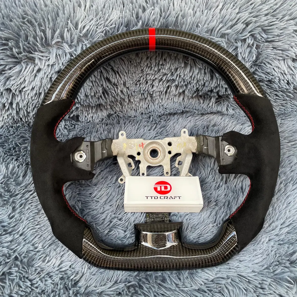 Ttd Craft Subaru 2009-2013 Forester / Legacy /Wrx Sti/ Impreza Carbon Fiber Steering Wheel 1