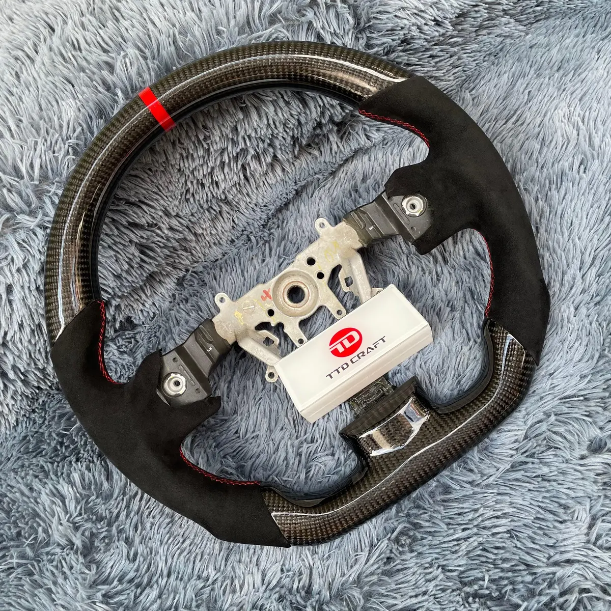 Ttd Craft Subaru 2009-2013 Forester / Legacy /Wrx Sti/ Impreza Carbon Fiber Steering Wheel 2