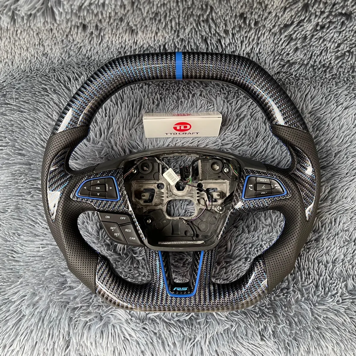Ttd Craft Ford 2018-2019 Escape Carbon Fiber Steering Wheel 1