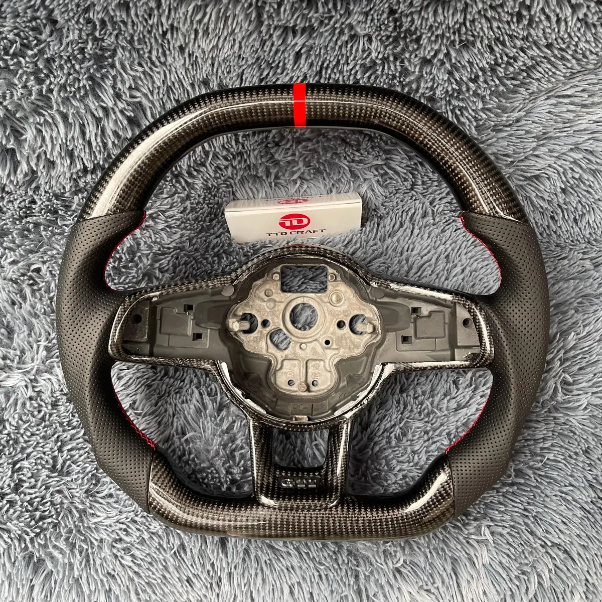 Ttd Craft Vw Mk7 /Mk7.5  Gti R 2019-2020 Jetta Carbon Fiber Steering Wheel 1